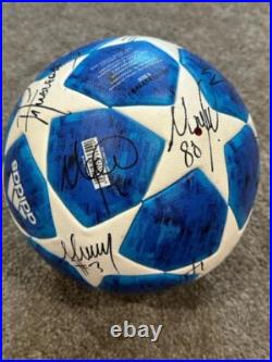 2018-19 Match Used Galatasaray UEFA Champions League Team Signed Soccer Ball