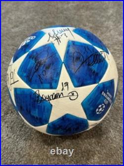 2018-19 Match Used Galatasaray UEFA Champions League Team Signed Soccer Ball