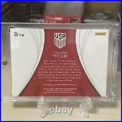 2018-19 PANINI IMMACULATE Timothy Weah USA AUTO BALL SWATCH RC /40 ROOKIE