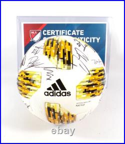 2018 New England Revolution Kick Cancer Team Signed Match-Used Soccer Ball COA 2018 New England Revolution Kick Cancer Team Signed Match-Used Soccer Ball COA