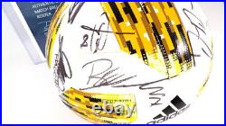 2018 New England Revolution Kick Cancer Team Signed Match-Used Soccer Ball COA 2018 New England Revolution Kick Cancer Team Signed Match-Used Soccer Ball COA