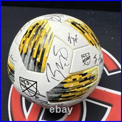 2018 New York City FC Team Signed Game Used MLS Adidas Soccer Ball JSA Fanatics