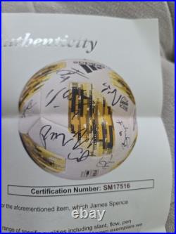 2018 New York City FC Team Signed Game Used MLS Adidas Soccer Ball JSA Fanatics 2018 New York City FC Team Signed Game Used MLS Adidas Soccer Ball JSA Fanatics