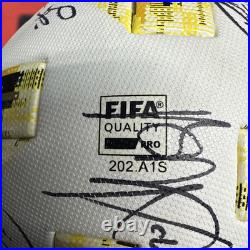 2018 New York City FC Team Signed Game Used MLS Adidas Soccer Ball JSA Fanatics