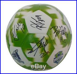 2018 Seattle Sounders FC Team Signed Autographed Logo Adidas Soccer Ball Proof