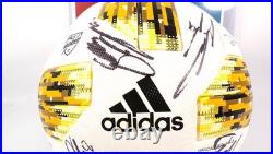 2018 Sporting Kansas City Kick Cancer Team Signed Match-Used Soccer Ball COA 2018 Sporting Kansas City Kick Cancer Team Signed Match-Used Soccer Ball COA