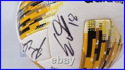 2018 Sporting Kansas City Kick Cancer Team Signed Match-Used Soccer Ball COA 2018 Sporting Kansas City Kick Cancer Team Signed Match-Used Soccer Ball COA