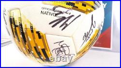 2018 Sporting Kansas City Kick Cancer Team Signed Match-Used Soccer Ball COA 2018 Sporting Kansas City Kick Cancer Team Signed Match-Used Soccer Ball COA