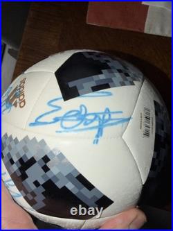2018 World Cup Soccer Ball Signed By E. Dzeko And Others