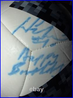 2018 World Cup Soccer Ball Signed By E. Dzeko And Others