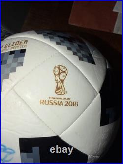 2018 World Cup Soccer Ball Signed By E. Dzeko And Others
