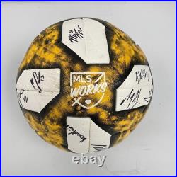 2019 Houston Dynamo Team Signed Soccer Ball Beckett & Fanatics COA