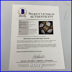 2019 Houston Dynamo Team Signed Soccer Ball Beckett & Fanatics COA