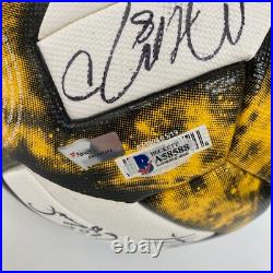2019 Houston Dynamo Team Signed Soccer Ball Beckett & Fanatics COA