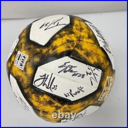 2019 Houston Dynamo Team Signed Soccer Ball Beckett & Fanatics COA