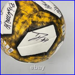 2019 Houston Dynamo Team Signed Soccer Ball Beckett & Fanatics COA