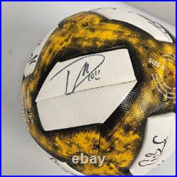 2019 Houston Dynamo Team Signed Soccer Ball Beckett & Fanatics COA