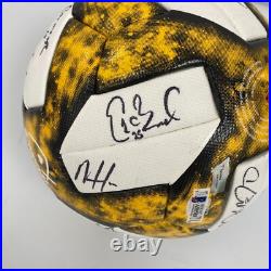2019 Houston Dynamo Team Signed Soccer Ball Beckett & Fanatics COA