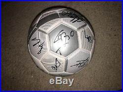 2019 Real Salt Lake Team Signed Autographed Logo Mini Soccer Ball Coa Mls