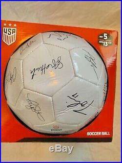 2019 USWNT USA WOMEN NATIONAL WORLD CUP TEAM SIGNED SOCCER BALL 22 Autographs
