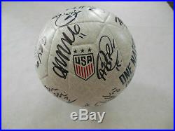 2019 USWNT USA WOMEN NATIONAL WORLD CUP TEAM SIGNED SOCCER BALL withCOA 24 AUTOS