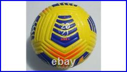 2020-21 Match Used Napoli Roma Serie A Nike Flight Soccer Ball Signed By Insigne