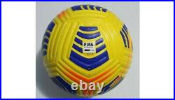 2020-21 Match Used Napoli Roma Serie A Nike Flight Soccer Ball Signed By Insigne
