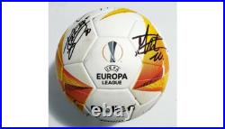 2020-21 Match Used Napoli Sociedad UEFA Europa League Soccer Ball! Team Signed 2020-21 Match Used Napoli Sociedad UEFA Europa League Soccer Ball! Team Signed