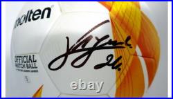 2020-21 Match Used Napoli Sociedad UEFA Europa League Soccer Ball! Team Signed 2020-21 Match Used Napoli Sociedad UEFA Europa League Soccer Ball! Team Signed