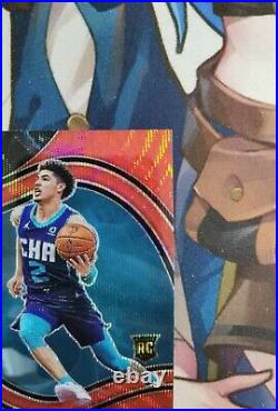 2020-21 Panini Select T-Mall Asia Courtside Lamelo Ball Rookie RC Red Wave SP