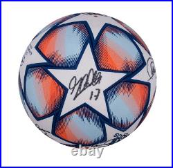 2020-21 Stade Rennais Team Signed UEFA Champions League Match Soccer Ball