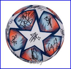 2020-21 Stade Rennais Team Signed UEFA Champions League Match Soccer Ball