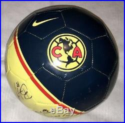 2020 Club America Mexico Team autographed signed Ball EXACT PROOF Dos Santos