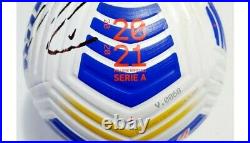 2020 Match Used Juventus Spezia Serie A Soccer Ball Signed By Cristiano Ronaldo