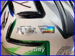 2020 New York Red Bulls signed match used soccer ball signed Caden Clark +20 MLS