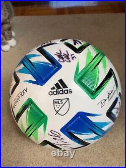 2020 New York Red Bulls signed match used soccer ball signed Caden Clark +20 MLS