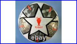 2021 Match Used Liverpool Leipzig Champions League Soccer Ball Salah Mane Signed