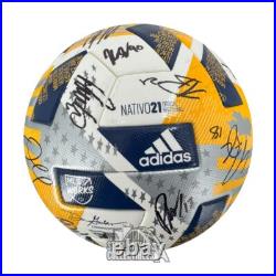 2021 Toronto FC Autographed Match Used Soccer Ball BAS/Fanatics LOA (35 Sigs)