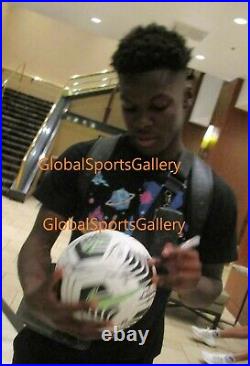 2021 USA Men's soccer team signed soccer ball Pulisic +23 Nations League PROOF