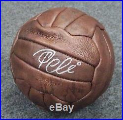 20220 Pele Signed Full Size Vintage Style Soccer Ball Autograph PSA/DNA COA HOF