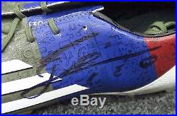 20227 Lionel Messi Signed Barcelona Adidas Soccer Cleat AUTO Sz 9.5 PSA/DNA LOA