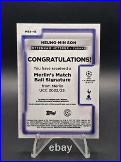 2022-23 Merlin UCC Heung-min Son #MBS-HS Match Ball Auto Tottenham Korea