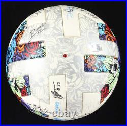 2022 Dynamo Game-Used Adidas Soccer Ball Team-Signed by (23) with Marcelo Palomi