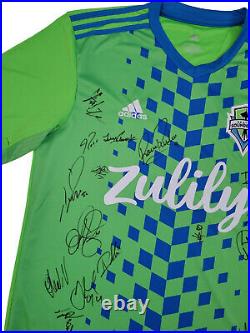 2022 Seattle Sounders FC team signed MLS soccer jersey COA proof autographed