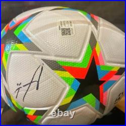 2022 UEFA Champions League Luka Modric autographed Signed Ball Icons