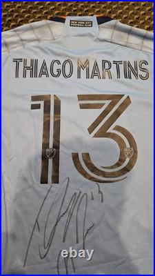 2023 Season New York City FC Signed Match Game Used THIAGO MARTINS Jersey WithAUTO