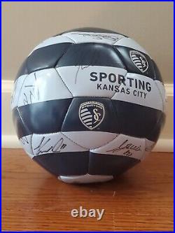 2023 Sporting Kansas City Team Signed Autographed Soccer Ball & Coa Mls Soccer