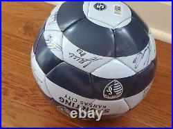 2023 Sporting Kansas City Team Signed Autographed Soccer Ball & Coa Mls Soccer