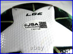 2025 Paris Saint-Germain FC Signed Soccer Ball Kimpembe Enrique Doue +3 JSA