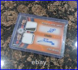 2025 Warren Zaire-Emery Jao Neves /25 Match Ball Dual Topps Merlin Auto Relic